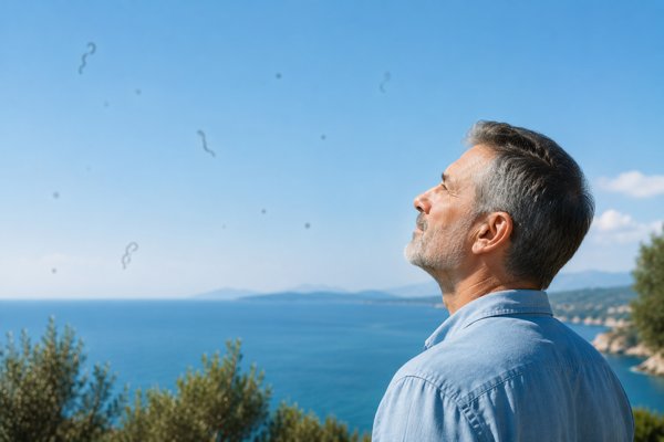 Πώς βλέπει κάποιος με μυγάκια στα μάτια.